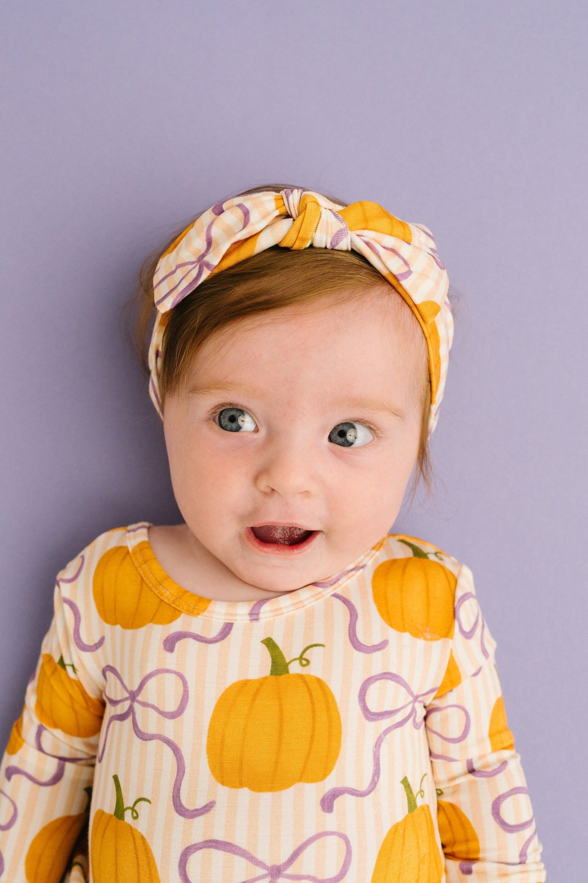Pumpkin & Bows Bodysuit Bamboo Dress