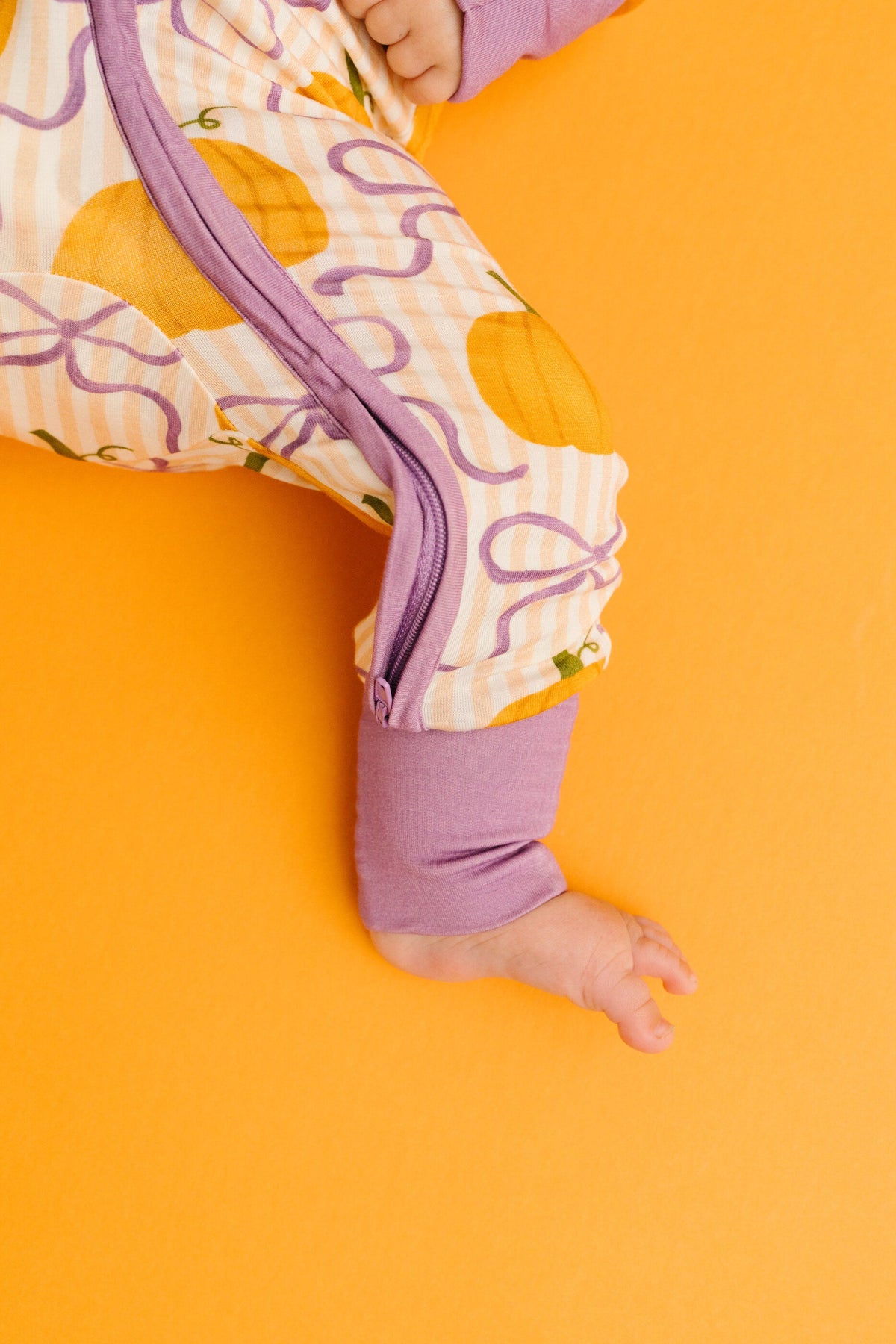 Pumpkin & Bows Bamboo Sleeper