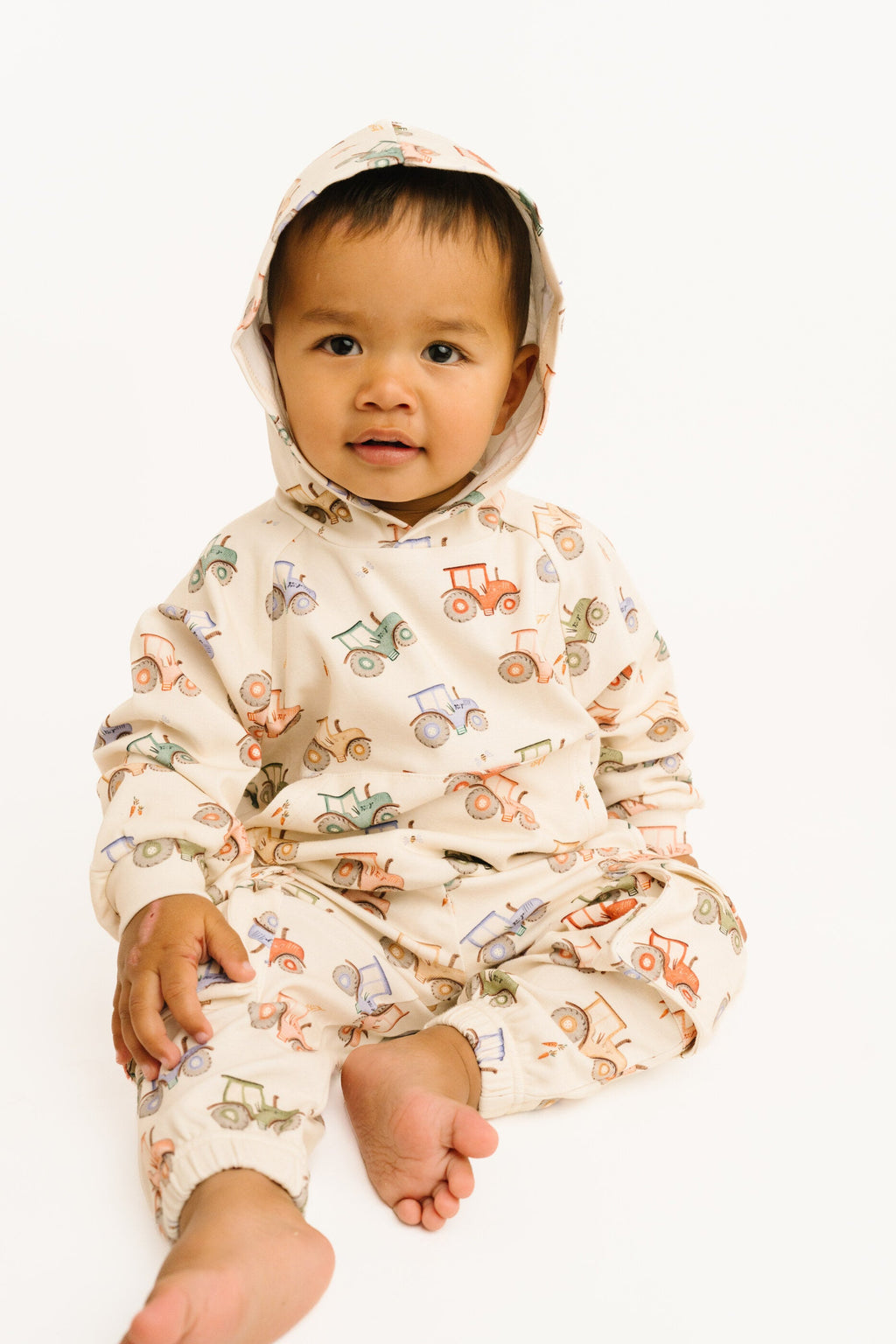 Tractor Ride Cargo Hoodie Set