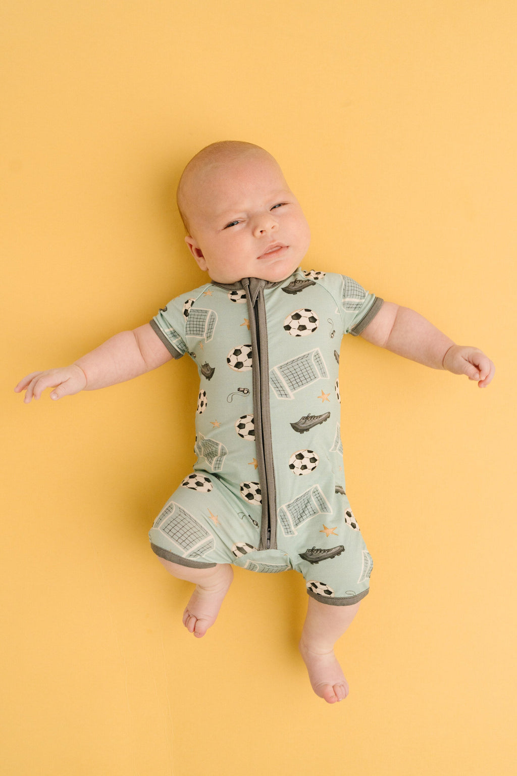 Soccer Season Bamboo Short Romper