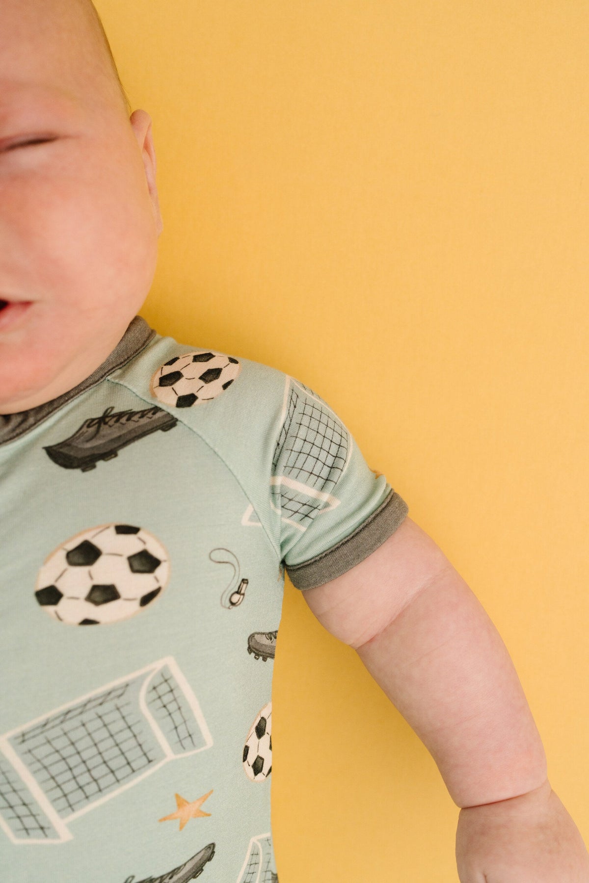Soccer Season Bamboo Short Romper