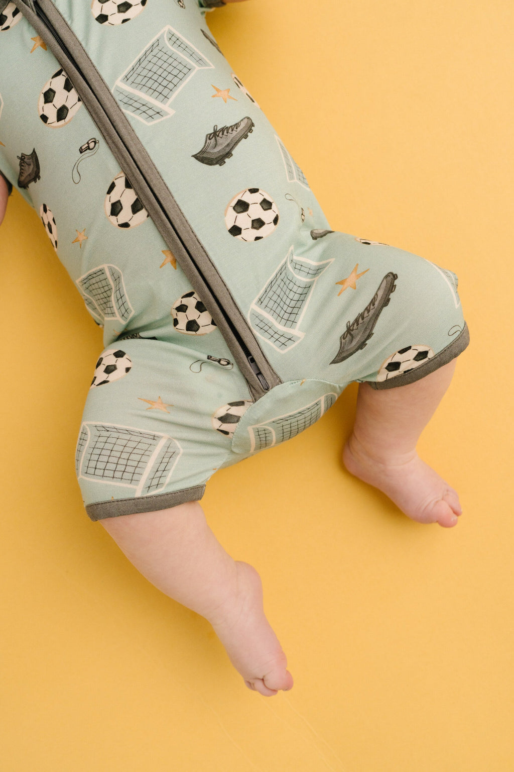 Soccer Season Bamboo Short Romper
