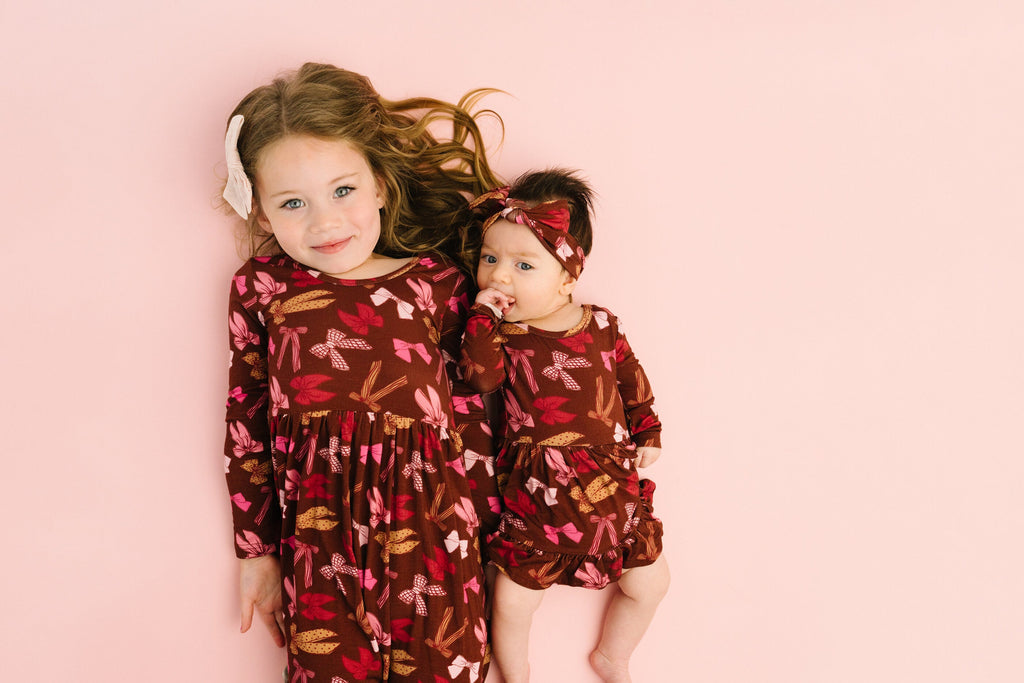 Darling Bows Bodysuit Bamboo Dress