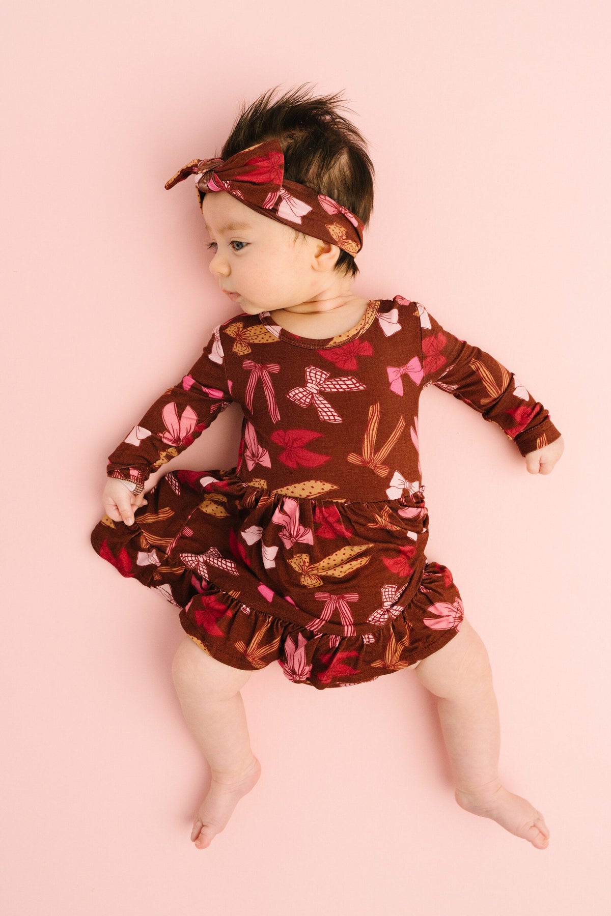 Darling Bows Bodysuit Bamboo Dress