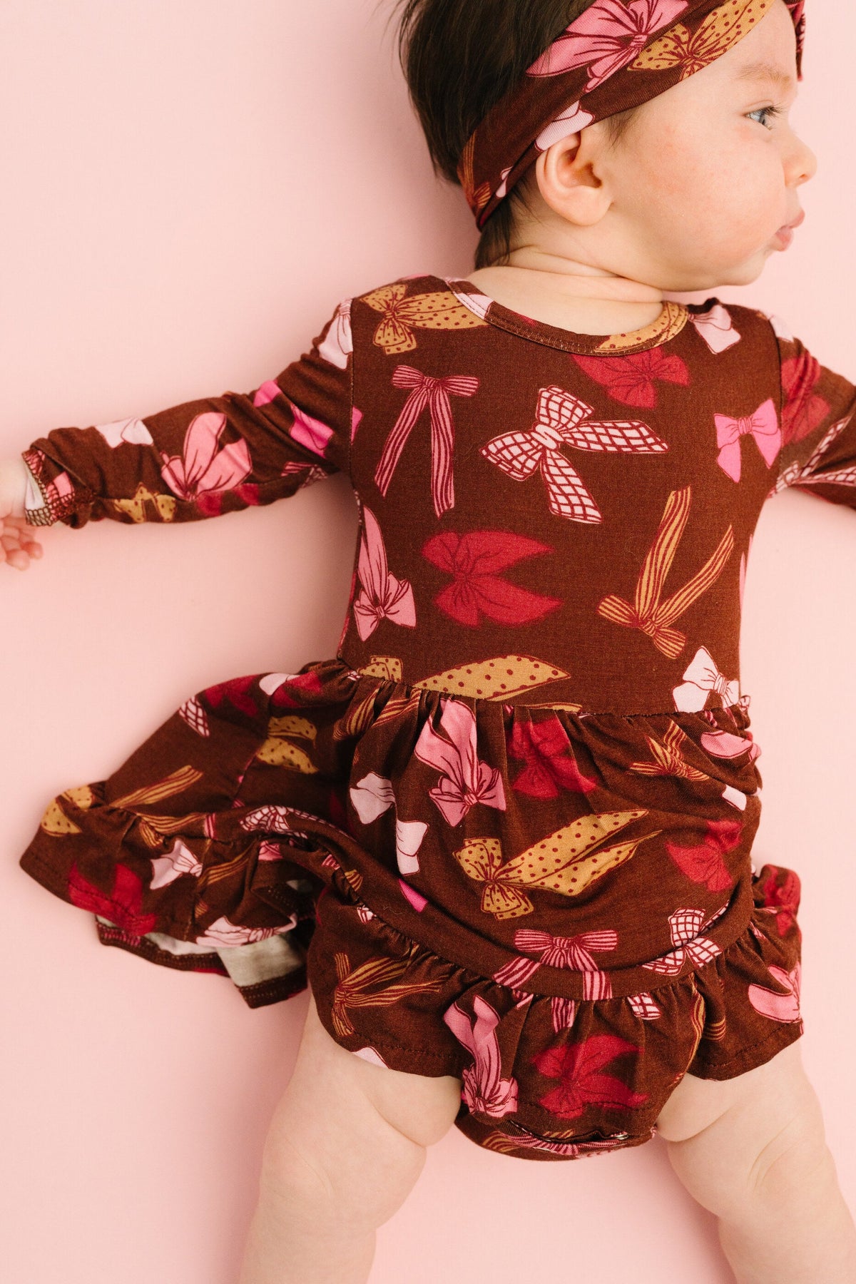 Darling Bows Bodysuit Bamboo Dress