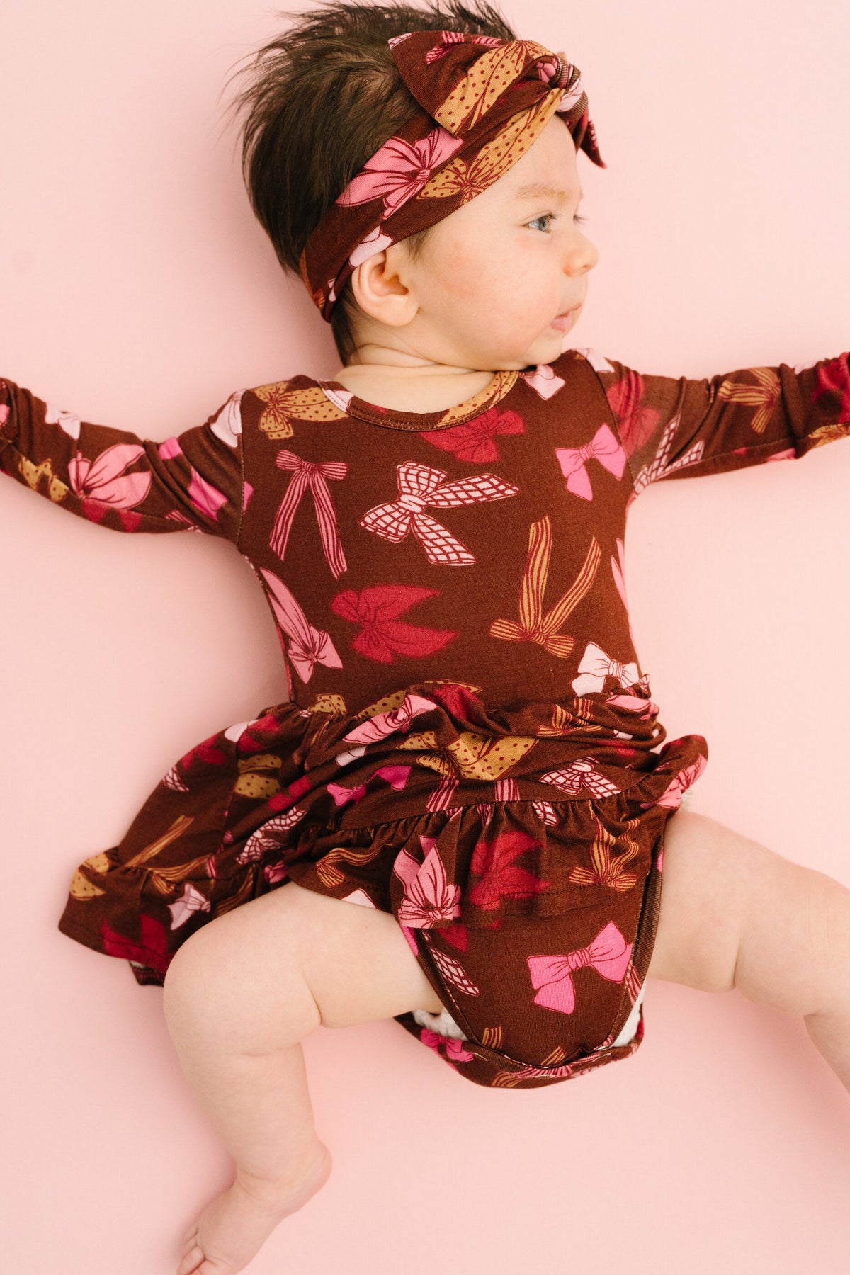 Darling Bows Bodysuit Bamboo Dress