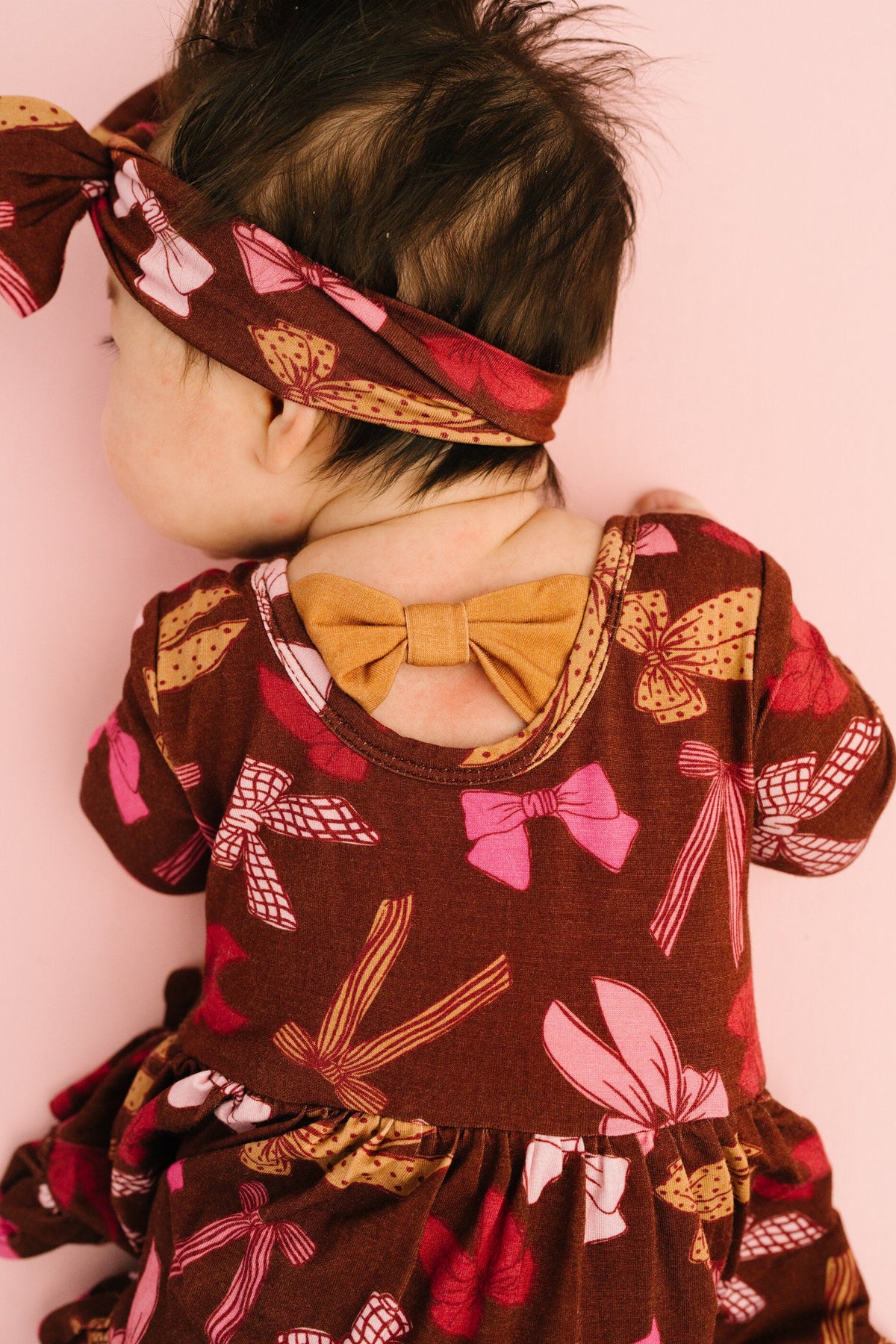 Darling Bows Bodysuit Bamboo Dress