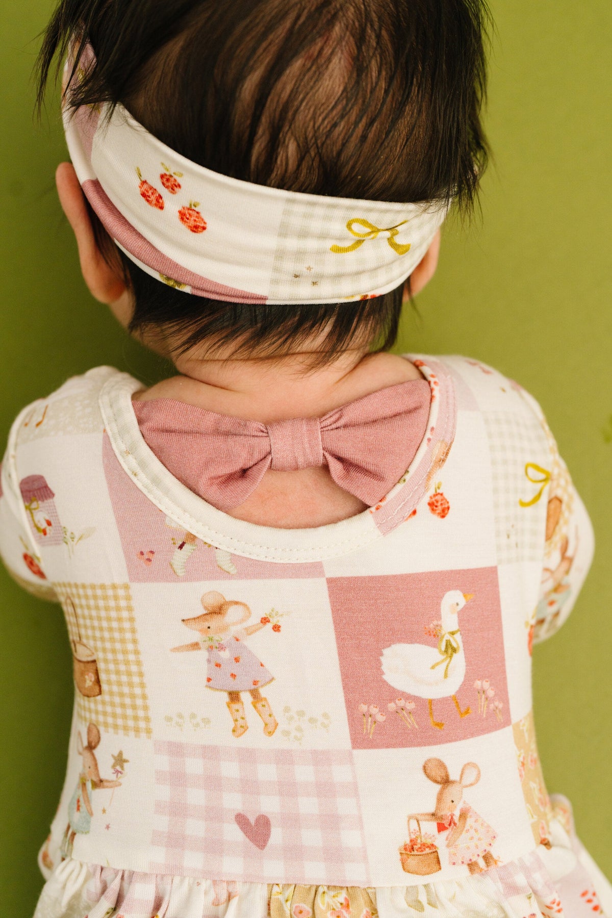 Storybook Picnic Bodysuit Bamboo Dress