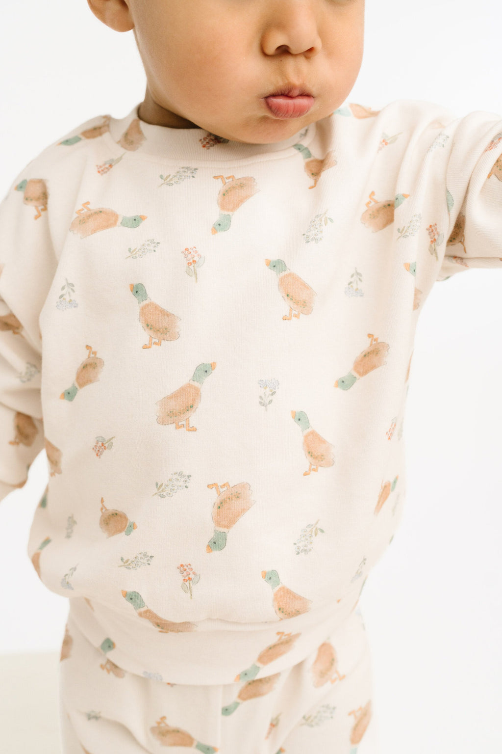 Little Mallard Duck Crewneck Set