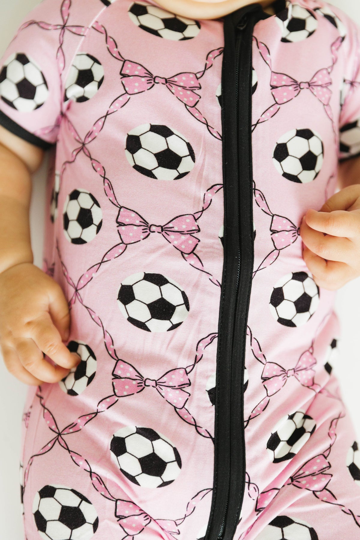 Sweet Soccer Bamboo Short Romper