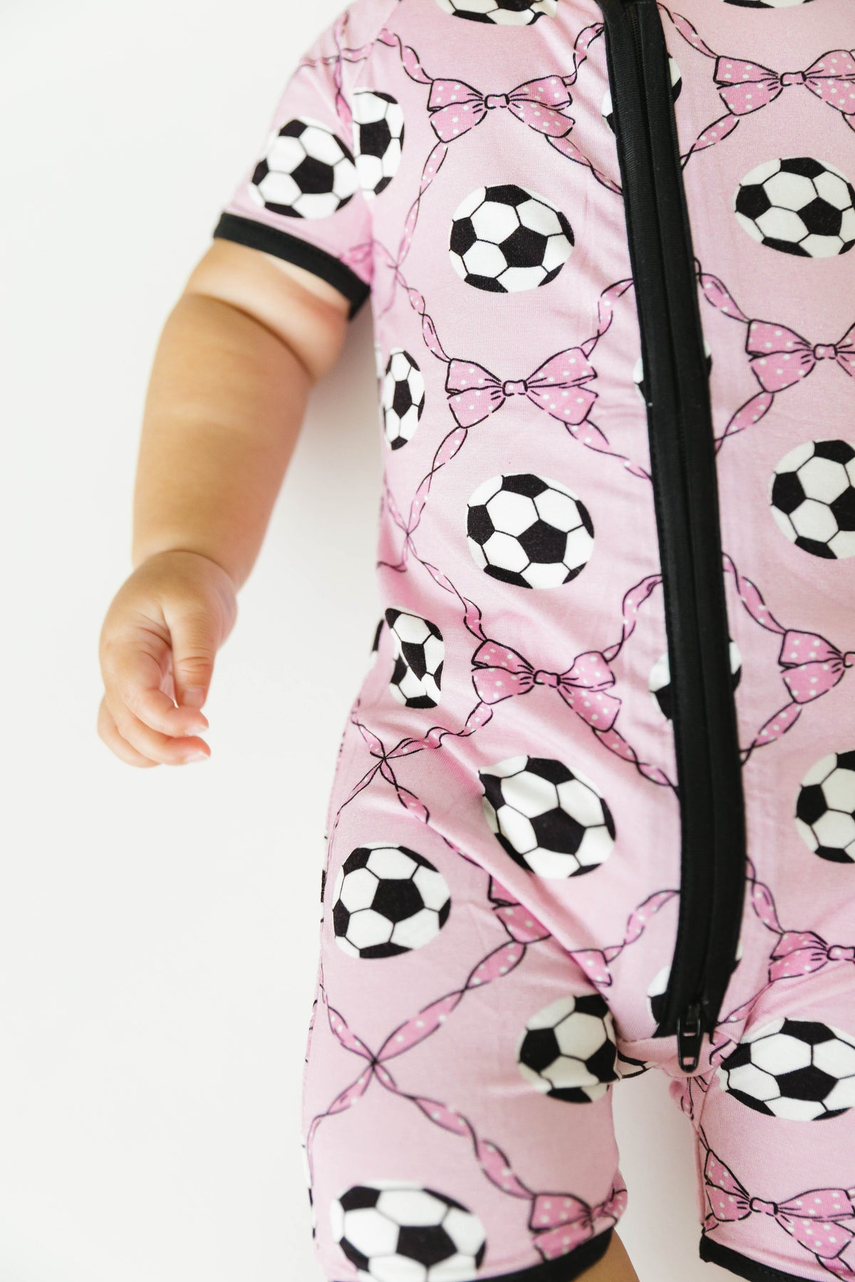 Sweet Soccer Bamboo Short Romper