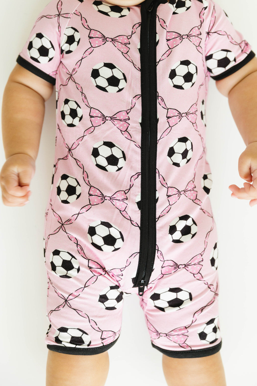 Sweet Soccer Bamboo Short Romper