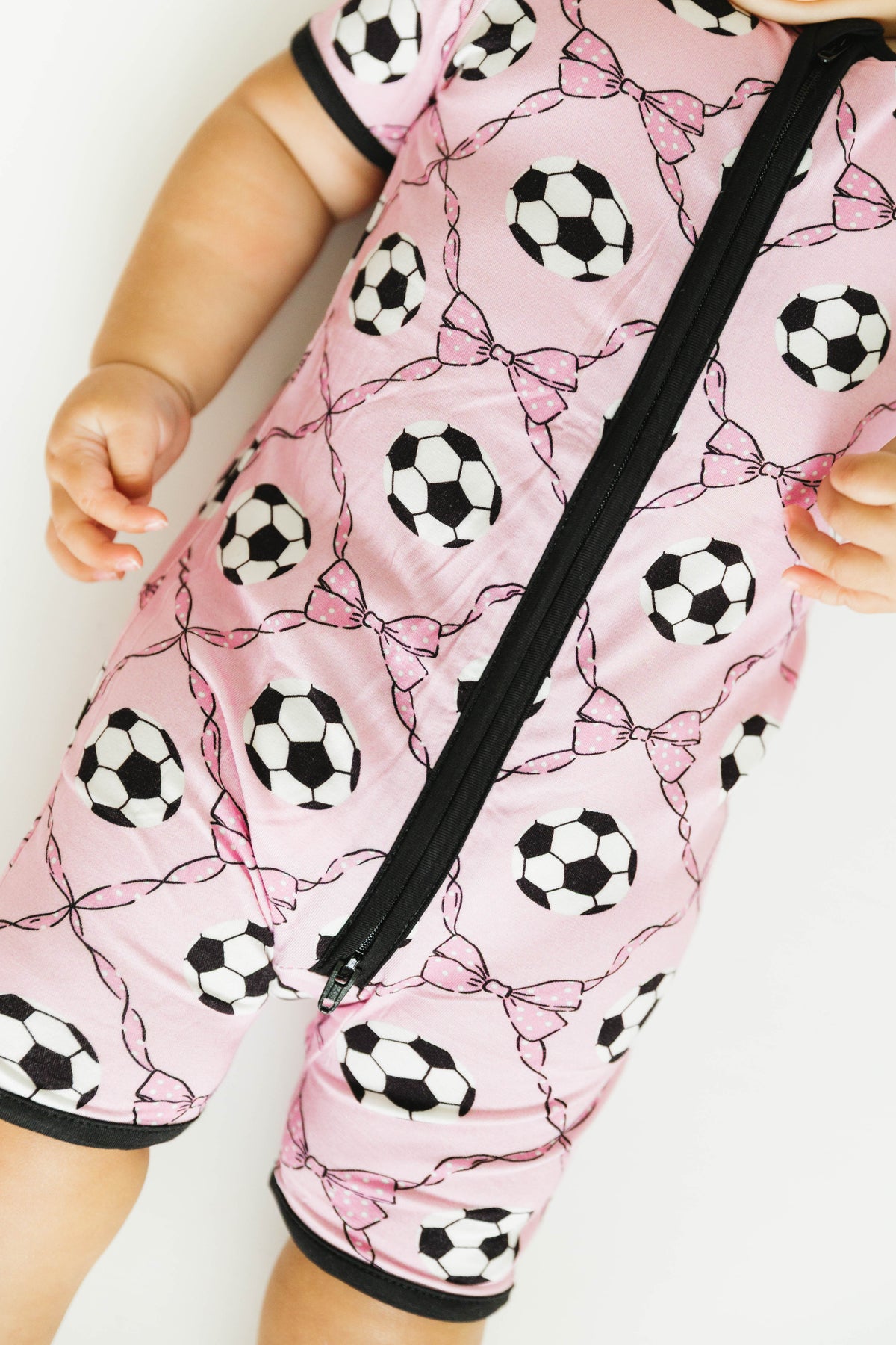 Sweet Soccer Bamboo Short Romper