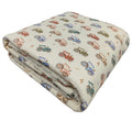 Tractor Ride Fuzzy Bamboo Blanket