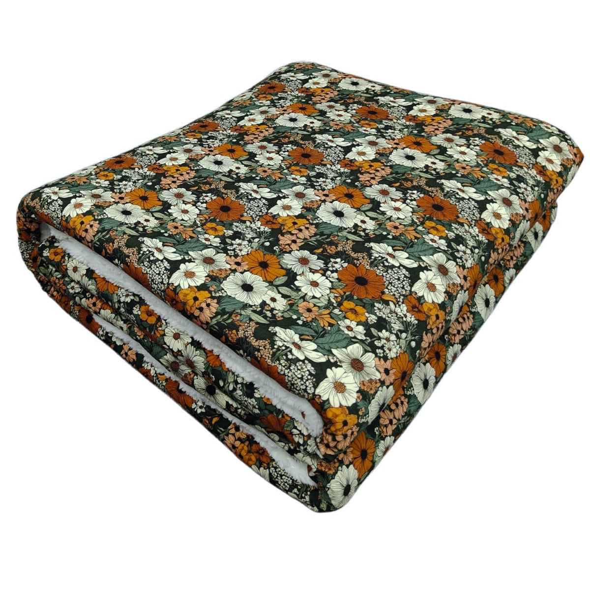 Rustic Blooms Fuzzy Bamboo Blanket